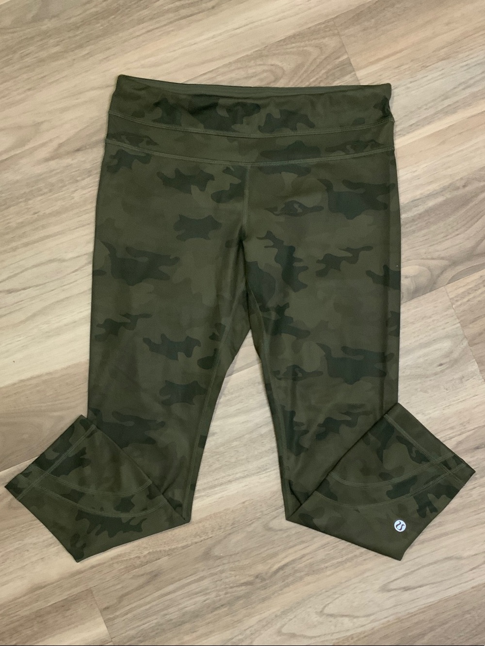 lululemon Olive Green Camo Leggings